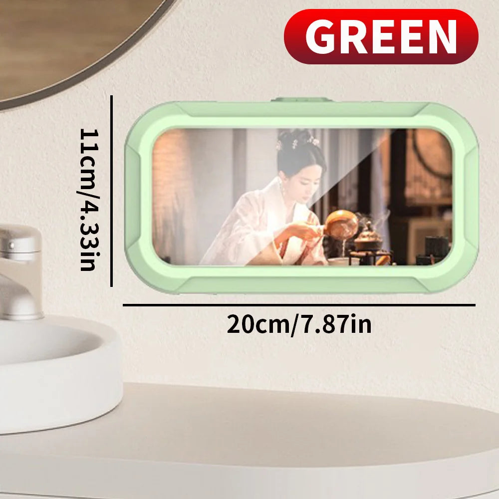 Bathroom Waterproof Phone Holder No Drilling Installation Extendable and Rotatable Suitable for Use during Showering